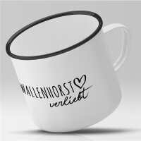 Emaille Tasse Wallenhorst  Vintage 300ml