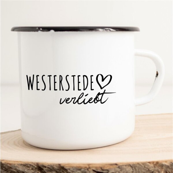 Emaille Tasse Westerstede  Vintage 300ml