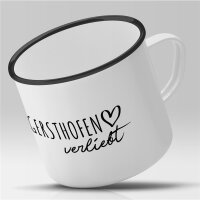 Emaille Tasse Gersthofen  Vintage 300ml