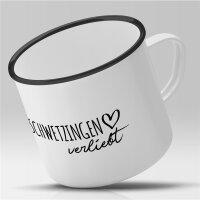 Emaille Tasse Schwetzingen  Vintage 300ml