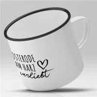 Emaille Tasse Osterode am Harz  Vintage 300ml