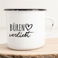 Emaille Tasse Büren  Vintage 300ml