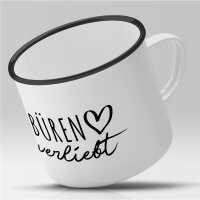 Emaille Tasse Büren  Vintage 300ml