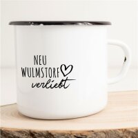 Emaille Tasse Neu Wulmstorf  Vintage 300ml