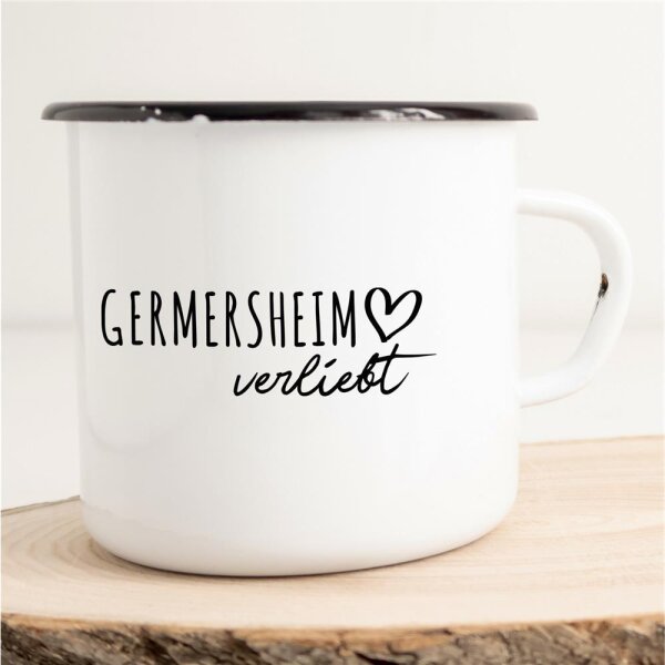 Emaille Tasse Germersheim  Vintage 300ml