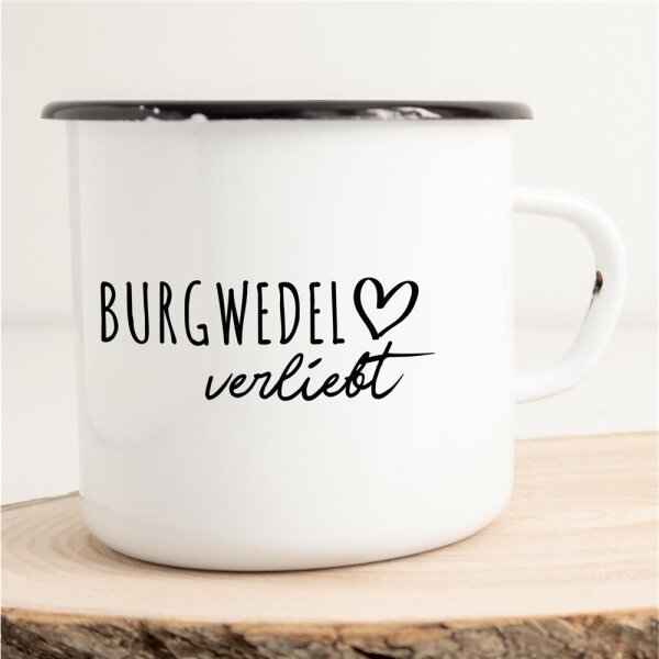 Emaille Tasse Burgwedel  Vintage 300ml