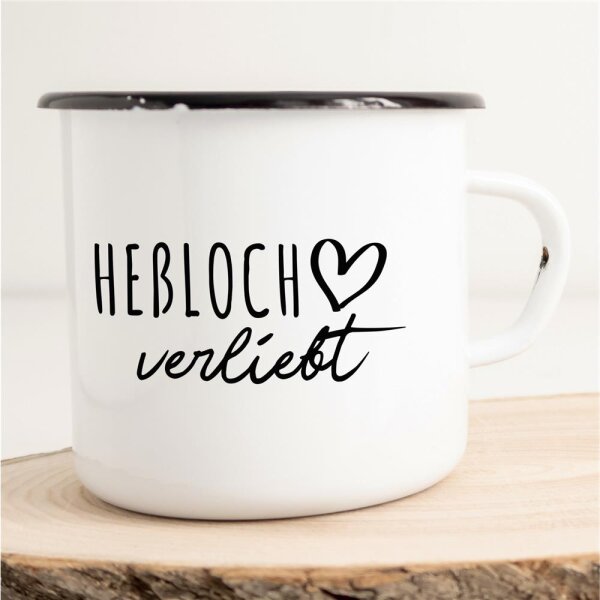 Emaille Tasse Haßloch  Vintage 300ml