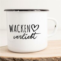 Emaille Tasse Wacken  Vintage 300ml