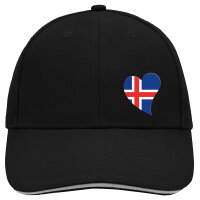 Kappe Island Flagge Herz