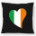 Kissen Irland Flagge Herz 40x40cm