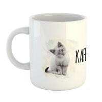 Kaffeetasse Süße Katze Kaffee? Weiß 330ml
