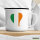 Emaille Tasse Irland Flagge Herz 300ml Vintage