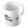 Kaffeetasse Bee Happy Biene Weiß 330ml