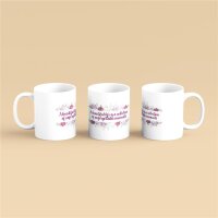 Kaffeetasse A beautiful life.. Unforgettable Moments Weiß 330ml