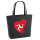 Filz Shopper Isle of Man Flagge Herz 22 Liter