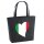 Filzshopper Italien Flagge Herz, 22 Liter