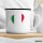 Emaille Tasse Italien Flagge Herz 300ml Vintage