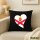 Kissen Jersey Flagge Herz 40x40cm