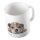 Kaffeetasse Englische Bulldogge Welpe English Bulldog Puppy Weiß 330ml
