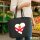 Filz Shopper Jersey Flagge Herz 22 Liter