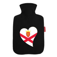 Wärmflasche Jersey Flagge Herz