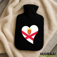 W&auml;rmflasche Jersey Flagge Herz