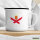 Emaille Tasse Jersey Flagge Herz 300ml Vintage
