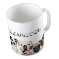 Kaffeetasse Hunde Welpen So ist mir der Kaffee...