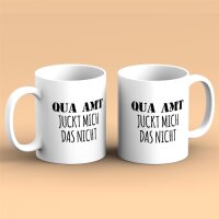 Kaffeetasse Qua Amt juckt mich das nicht Weiß 330ml