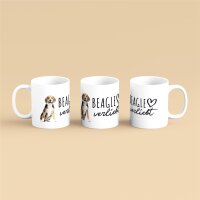 Kaffeetasse Beagle Weiß 330ml