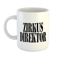 Kaffeetasse Zirkusdirektor für Chefs Weiß 330ml