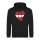 Unisex Hoodie Lettland Flagge Herz