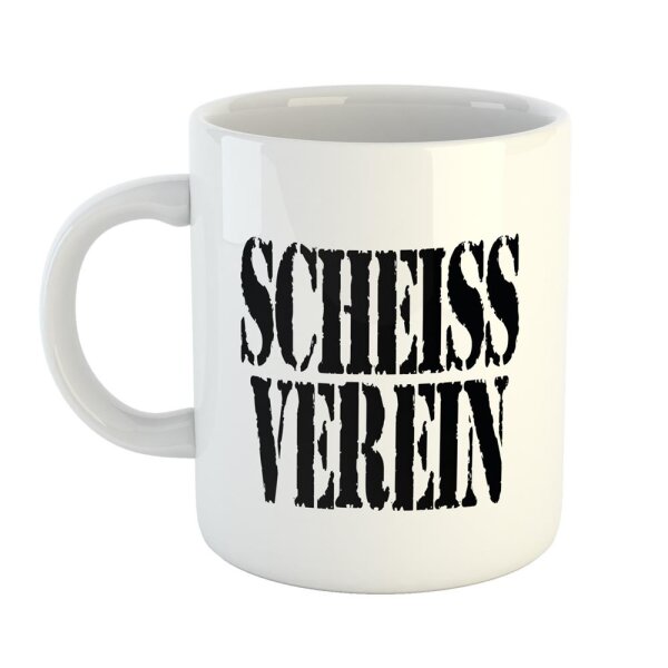 Kaffeetasse Scheissverein Weiß 330ml