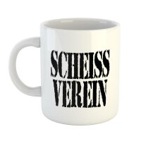 Kaffeetasse Scheissverein Weiß 330ml
