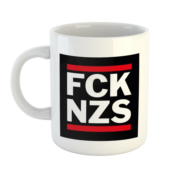 Kaffeetasse FCK NZS Logo Weiß 330ml