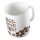 Kaffeetasse Life is short enjoy your Coffee Weiß 330ml