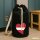 Seesack Lettland Flagge Herz 20 Liter Black
