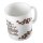 Kaffeetasse Coffee makes everything possible Kaffeebohnen Weiß 330ml