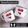Emaille Tasse Lettland Flagge Herz 300ml Vintage