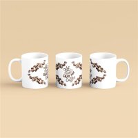 Kaffeetasse Life is short Enjoy your Coffee Kaffeebohnen...