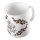 Kaffeetasse Life is short Enjoy your Coffee Kaffeebohnen Weiß 330ml