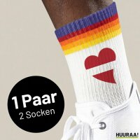 Unisex Socken Lettland Flagge Herz Baumwolle
