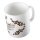 Kaffeetasse Everything better with Coffee Kaffeebohnen Weiß 330ml