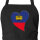 Schürze Liechtenstein Flagge Herz mit Taschen