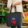 Filz Shopper Liechtenstein Flagge Herz 22 Liter