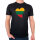 Herren T-Shirt Litauen Flagge Herz