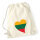 Turnbeutel Litauen Flagge Herz 12 Liter