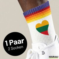 Unisex Socken Litauen Flagge Herz Baumwolle
