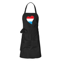 Sch&uuml;rze Luxemburg Flagge Herz mit Taschen