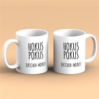 Kaffeetasse Hokus Pokus Sektchen-Modus! Weiß 330ml